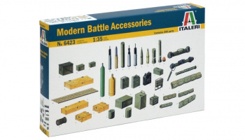 Model Kit doplňky 6423 - MODERN BATTLE ACCESSORIES (1:35) - Italeri
