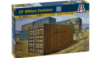 Model Kit doplňky 6516 - 20 ' MILITARY CONTAINER (1:35) - Italeri