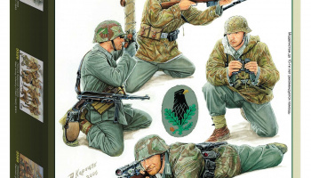 Model Kit figurky 3595 - German Sniper Team (1:35) – Zvezda
