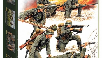 Model Kit figurky 3613 - German Sturmpioniere WWII (re-release) (1:35) - Zvezda