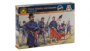 Model Kit figurky 6012 - UNION INFANTRY / ZUAVES (AMERICAN CIVIL WAR) (1:72) - Italeri