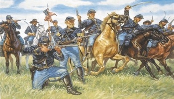 Model Kit figurky 6013 - UNION CAVALRY (AMERICAN CIVIL WAR) (1:72) - Italeri