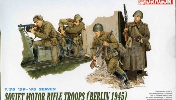 Model Kit figurky 6019 - SOVIET MOTOR TROOPS (BERLIN 1945) (1:35) - Dragon
