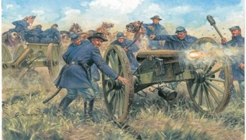 Model Kit figurky 6038 - UNION ARTILLERY (AMERICAN CIVIL WAR) (1:72) - Italeri