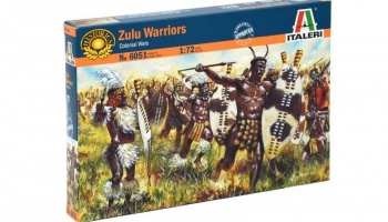 Model Kit figurky 6051 - ZULU WARRIORS (ZULU WAR) (1:72) - Italeri