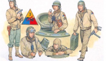 Model Kit figurky 6054 - US TANK CREW (1:35)