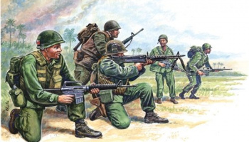 Model Kit figurky 6078 - VIETNAM WAR - AMERICAN SPECIAL FORCES (1:72) - Italeri