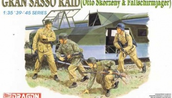 Model Kit figurky 6094 - GRAN SASSO RAID (1:35) – Dragon