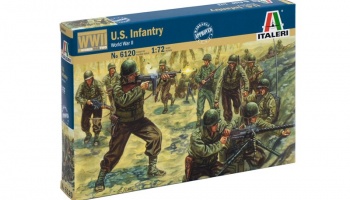 Model Kit figurky 6120 - WWII - AMERICAN INFANTRY (1:72) - Italeri