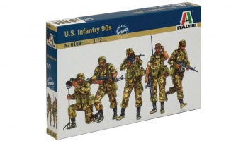 Model Kit figurky 6168 - U.S. Infantry (1980s) (1:72) - Italeri