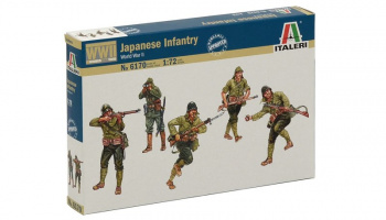 Model Kit figurky 6170 - WWII - JAPANASE INFANTRY (1:72) - Italeri