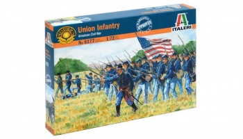 Model Kit figurky 6177 - UNION INFANTRY (AMERICAN CIVIL WAR) (1:72) - Italeri