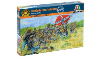 Model Kit figurky 6178 - CONFEDERATE INFANTRY (AMERICAN CIVIL WAR) (1:72) - Italeri