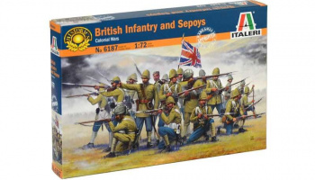 Model Kit figurky 6187 - British Infantry and Sepoys (1:72) - Italeri