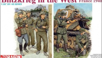 Model Kit figurky 6347 - BLITZKRIEG IN THE WEST (FRANCE 1940) (1:35) -Dragon