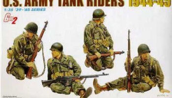 Model Kit figurky 6378 - US ARMY TANK RIDERS 1944-45 (1:35) - Dragon