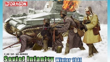 Model Kit figurky 6744 - Soviet Infantry Winter 1941 (1:35)