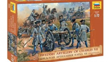 Model Kit figurky 8066 - Swedish Artillery (re-release) (1:72) - Zvezda