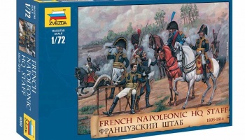 Model Kit figurky 8080 – FRENCH NAPOLEONIC HQ STAFF (1:72)