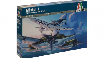 Model Kit letadlo 0072 - MISTEL 1 JU 88 A-4 with BF 109F (1:72)