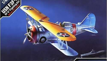 Model Kit letadlo 12326 - USN F3F-2 VF-6 "FIGHTING SIX" (1:48)