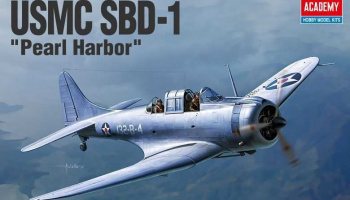 Model Kit letadlo 12331 - USMC SBD-1 "Pearl Harbor" (1:48)