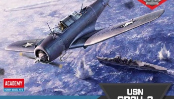 Model Kit letadlo 12350 - USN SB2U-3 "Battle of Midway" (1:48) - Academy