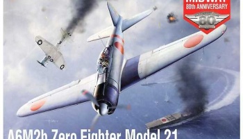 Model Kit letadlo 12352 - A6M2b Zero Fighter Modrel 21 "Battle of Midway"  (1:48)