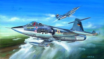 Model Kit letadlo 12443 - F-104G (1:72) - Academy