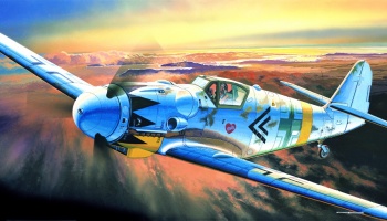 Model Kit letadlo 12454 - MESSERSCHMITT BF109G-14 (1:72) - Academy