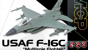 Model Kit letadlo 12541 - USAF F-16C "Multirole Fighter" MCP (1:72)