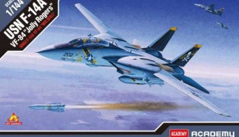 Model Kit letadlo 12626 - USN F-14A V-84 "Jolly Rogers" (1:144)