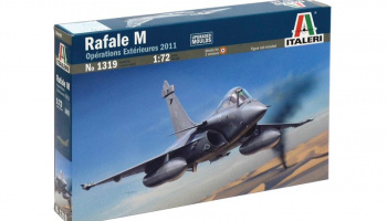Model Kit letadlo 1319 - RAFALE M OPERATIONS EXTERIEURES 2011 (1:72) - Italeri