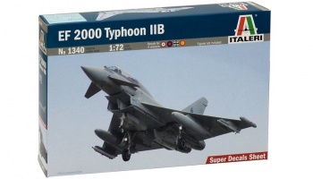 Model Kit letadlo 1340 - EF 2000 TYPHOON with seater (1:72) - Italeri