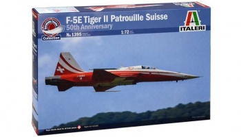 Model Kit letadlo 1395 - F-5E TIGER ll PATROUILLE SUISSE 50th Anniversary (1:72)