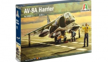 AV-8A HARRIER (1:72) Italeri Model Kit 1410 - Italeri