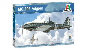 MC 202 Folgore (1:72) Model Kit letadlo 1439 - Italeri