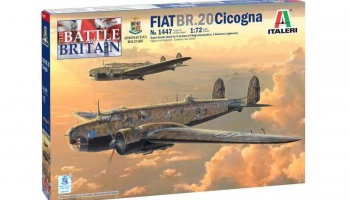 Model Kit letadlo 1447 - Fiat BR.20 Cicogna (1:72) - Italeri