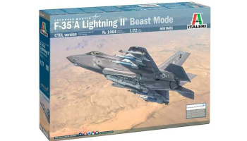 F-35A Lightning II (Beast Mode) (1:72) Model Kit letadlo 1464 - Italeri