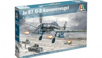 Ju-87 G-2 Kanonenvogel (1:72) Model Kit letadlo 1466 - Italeri