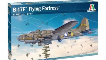 B-17F Flying Fortress (1:72) Model Kit letadlo 1487 - Italeri