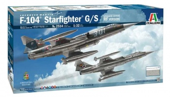 Model Kit letadlo 2514 - F-104 STARFIGHTER G/S - Upgraded Edition RF version (1:32) - Italeri