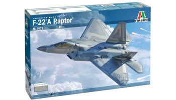 Lockheed Martin F-22A Raptor (1:48) Model Kit letadlo 2822 - Italeri