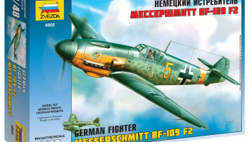 Model Kit letadlo 4802 - Bf-109 F2 (1:48)