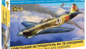 Model Kit letadlo 4837 - YAK-7 late version (1:48) - Zvezda