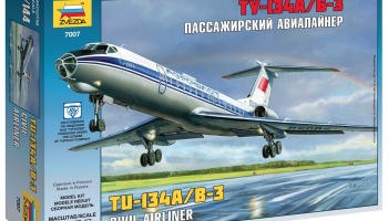 Model Kit letadlo 7007 - Tupolev Tu-134B (1:144)