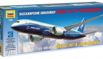 Model Kit letadlo - Boeing 787-8 Dreamliner (1:144) - Zvezda