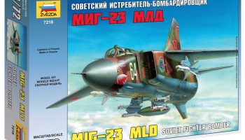 Model Kit letadlo 7218 - MIG-23 MLD Soviet Fighter (re-release) (1:72)