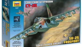 Model Kit letadlo 7227 - SU-25 (1:72)