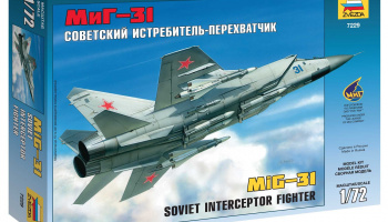 Model Kit letadlo 7229 - MIG-31 Soviet Interceptor (1:72)